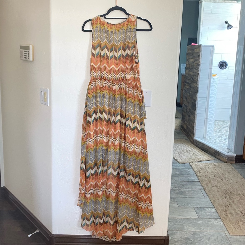 New Chevron Print Dress